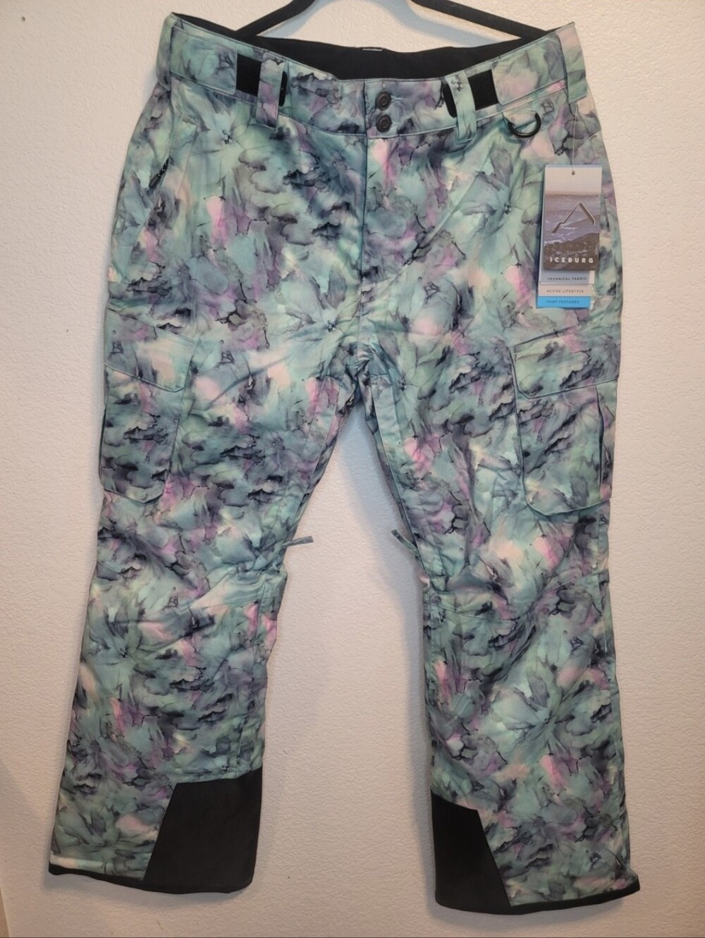 Iceburg Womens Brand New Tye Dye Snowpants For Sale